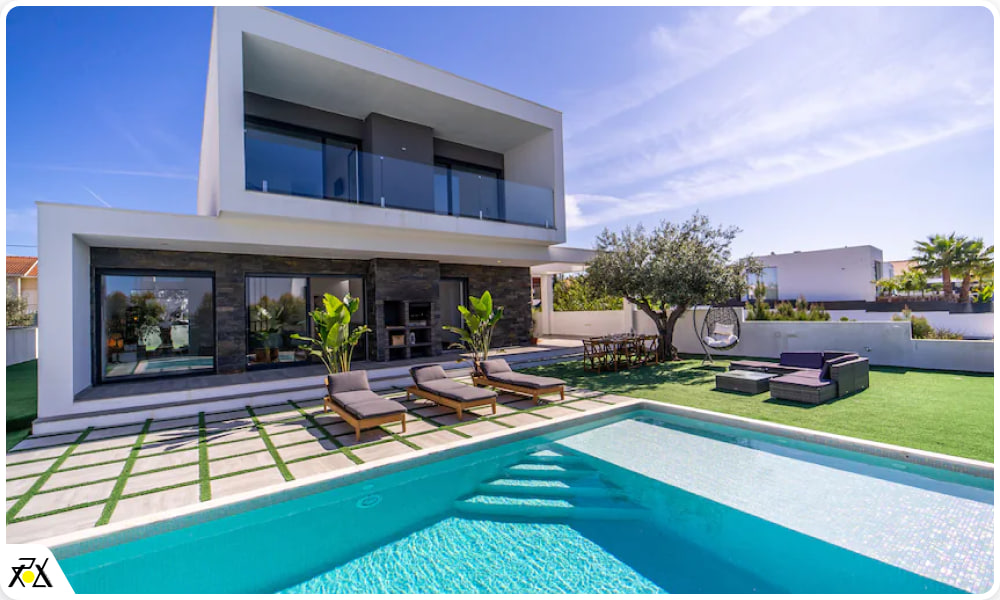 زیباترین نمای ساختمان ویلایی 